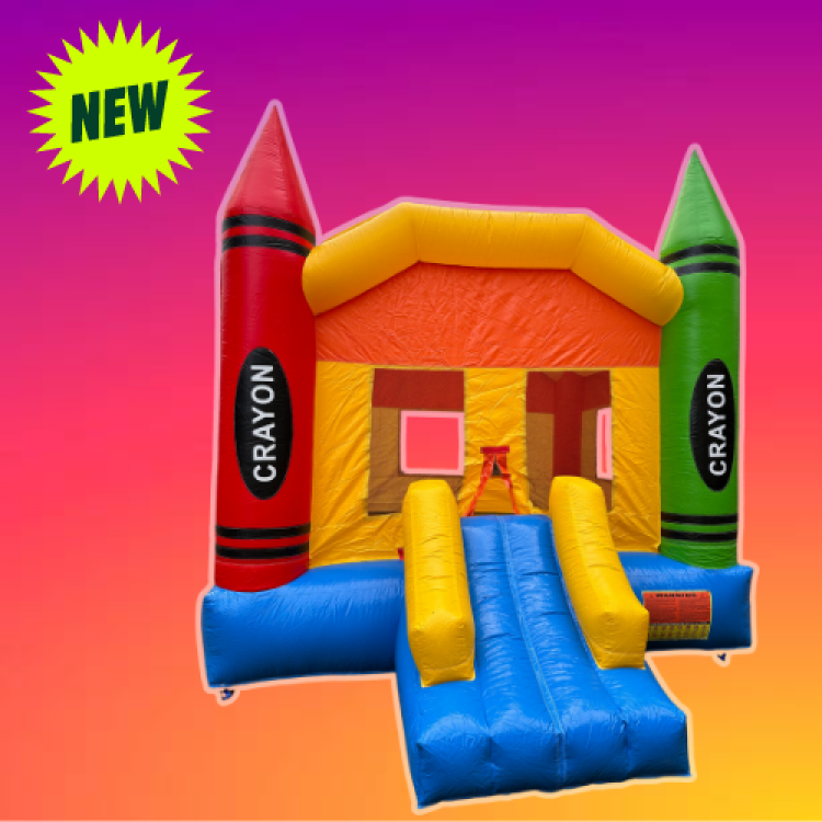 School House Bounce House - Bouncin' Baye Inflatables Durham NC