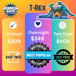 T-Rex Express XL Dinosaur Bounce House with Slide (Wet or D 3 Tier20Pricing20Visual2016 1765217767 T-Rex Express XL Dinosaur Bounce House with Slide (Wet or D