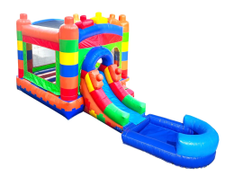 Block20Party202 1765999842 Block Party (Wet or Dry) Toddler Bounce House with Slide