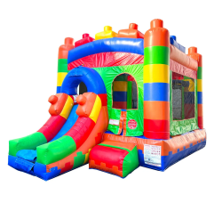 Block20Party203 1765999842 Block Party (Wet or Dry) Toddler Bounce House with Slide