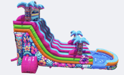 Hibiscus 18' ft Double-Lane Slide hibiscus203 1769547337 Hibiscus 18' ft Double-Lane Slide